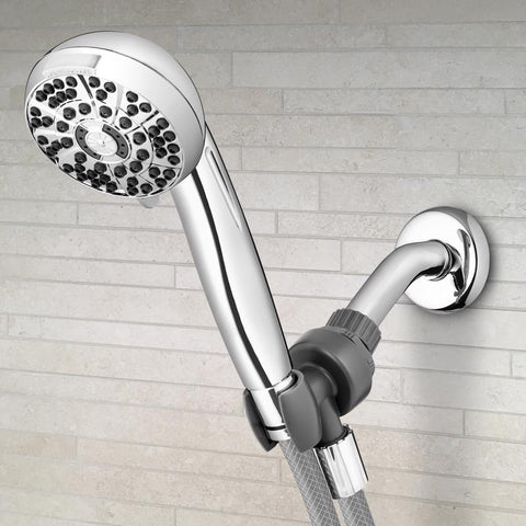Waterpik PowerPulse Chrome Six settings Handheld Showerhead 1.8 gpm