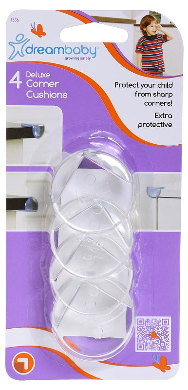 Dreambaby L836 Deluxe Corner Cushion, Rubber, Clear