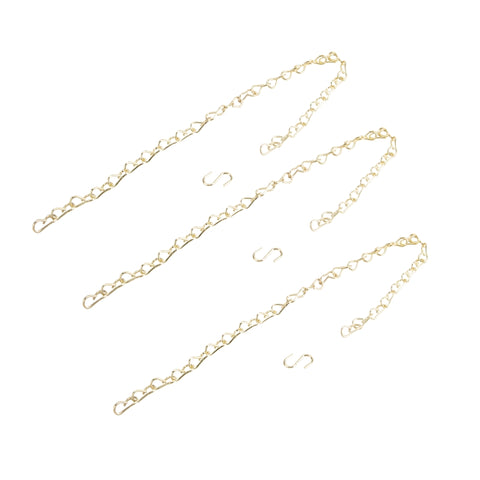 Landscapers Select GB0033L Planter Chain, 18 in L, Steel, Brass, Ceiling Mount Mounting