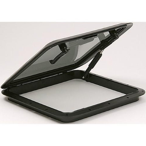 Hatch Package With Trim Ring &amp; Screen, Black w/Smoked Acrylic Lens