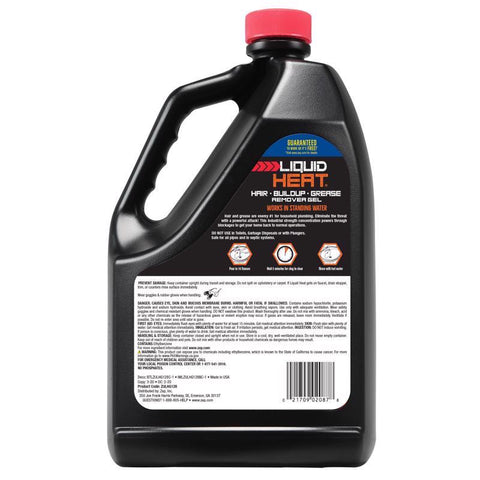 Zep Liquid Heat Gel Drain Opener 1 gal, Pack of 4