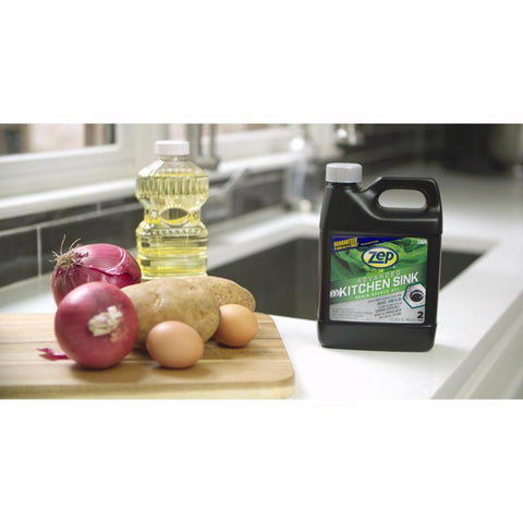 Zep Advanced Kitchen Sink Gel Drain Opener 1 qt, Pack of 12