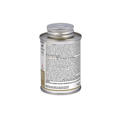 Oatey Clear Cement For PVC 4 oz