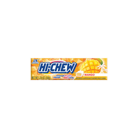 Hi-Chew Mango Stick Mango Candy 1.76 oz, Pack of 15