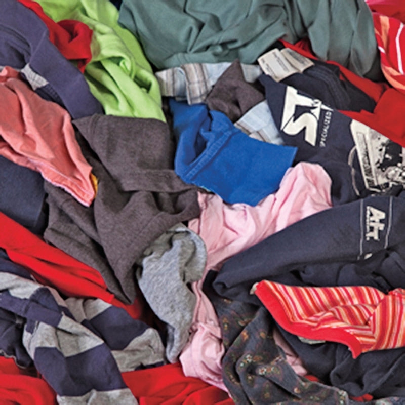 All Rags R301-25 T-Shirt Knit Rag, 15 in L, 15 in W, Cotton – Shell ...