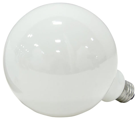 Sylvania 15792 Incandescent Lamp, 60 W, G40 Lamp, Medium E26 Lamp Base, 490 Lumens, 5000 K Color Temp