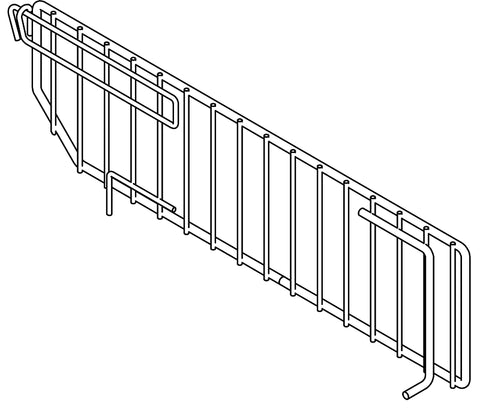 DIVIDER WIRE SINGLE CHRM 19IN, Pack of 50