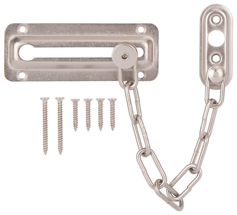 ProSource 807277-SC-PS Chain Door Guard, 3-3/8 in L, 2 in W, 5-3/4 in ...