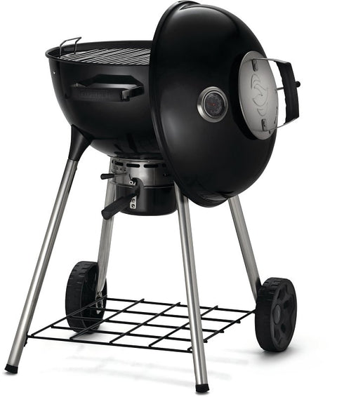 Napoleon Premium 18 NK18K-LEG-3 Charcoal Kettle Grill, 17.5 sq-in Primary Cooking Surface, Black