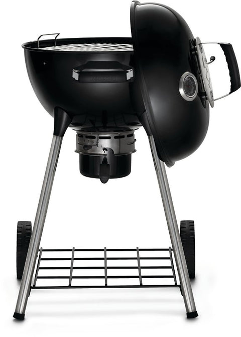 Napoleon Premium 18 NK18K-LEG-3 Charcoal Kettle Grill, 17.5 sq-in Primary Cooking Surface, Black