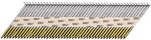 Senco KC27APBX Collated Nail, Paper Tape Collation, 3 in L, Steel, Bright Basic, Clipped Head, Smooth Shank