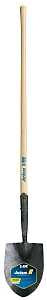 Jackson 1259100 Irrigation Shovel, 8 in W Blade, Steel Blade, Hardwood Handle, Straight Handle, 47 in L Handle