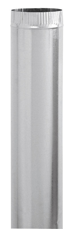 Imperial Manufacturing 3 in. Dia. x 60 in. L Galvanized Steel Furnace Pipe Metallic