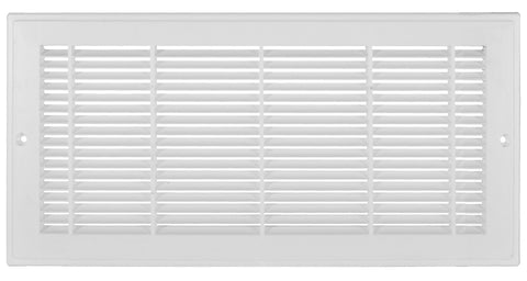 Imperial RG3014 Sidewall Grille, 25-1/4 in L, 7-1/4 in W, Polystyrene, White