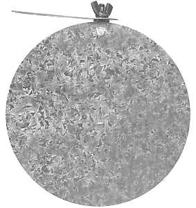 Imperial GV0752 Round Damper with Key, 6 in Dia, Steel