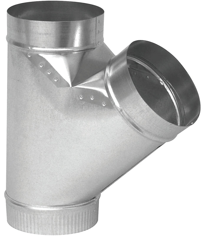 Imperial GV0997 Full Flow Duct Wye, 6 in, 30 Gauge, Steel – Shell ...