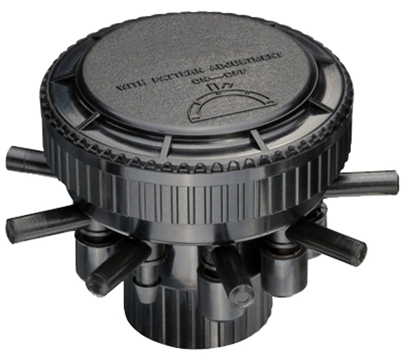Rain Bird MANIFPR9S Manifold, 1/2 x 1/4 in Connection, FPT x Barb, 9-P ...