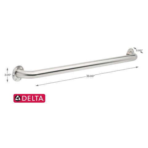 Delta 36 in. L ADA Compliant Stainless Steel Grab Bar