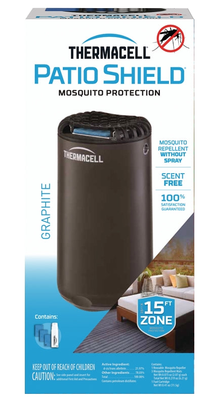 Thermacell Patio Shield MRPSL Mosquito Repeller, Graphite