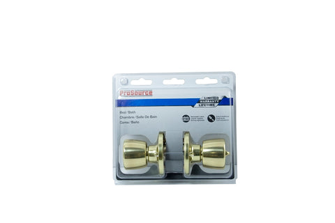 ProSource TS710BRA4V Privacy Lockset, Tulip Design, Stainless Steel