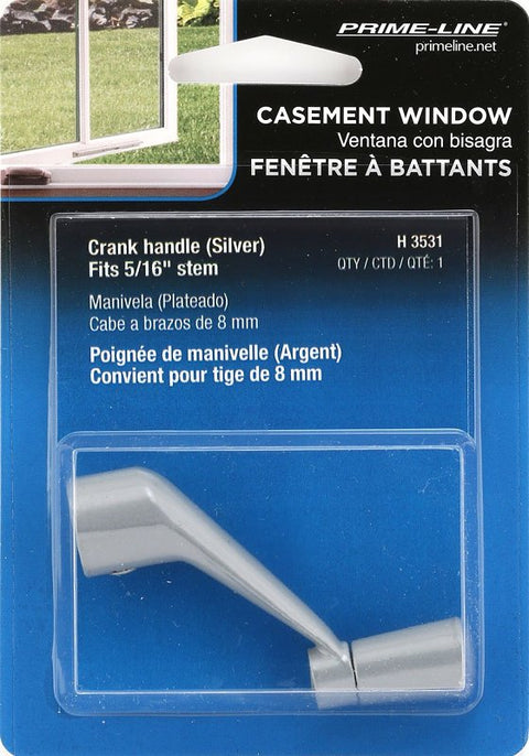 Prime-Line H 3531 Crank Handle, Aluminum, Painted