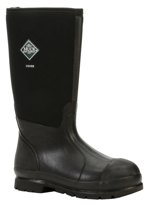 Muck CHORE Series CHH-000A-BL-140 Boots, 14, Black, Rubber Upper