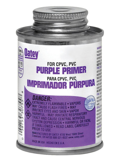 Oatey Purple PVC/CPVC Primer 16 oz.