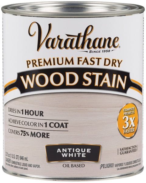 Varathane 297424 Wood Stain, Antique White, Liquid, 1 qt, Can