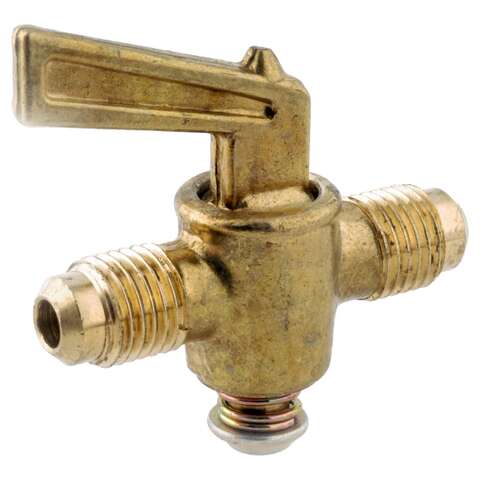 Anderson Metals 3/8 in. Flare in. X 3/8 in. Flare Brass Shut Off Cock, Pack of 5