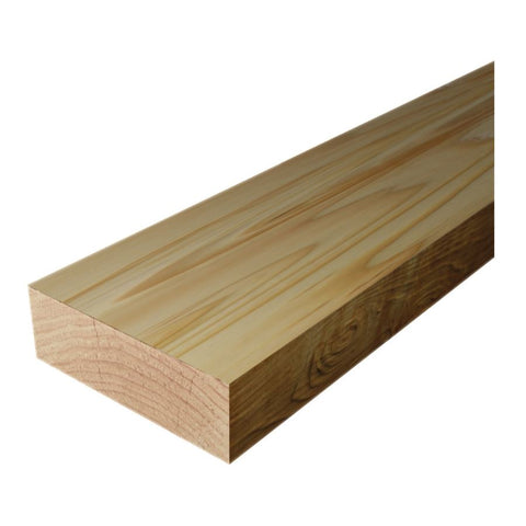 4 x 12, Douglas Fir, No. 2 & Better, Green, Surfaced on 4 Sides