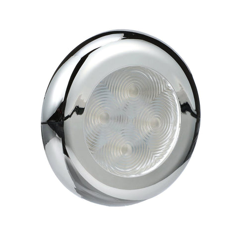 Seachoice LED Interior Courtesy Light With Both Chrome and White Bezels