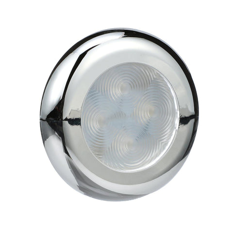 Seachoice LED Interior Courtesy Light With Both Chrome and White Bezels
