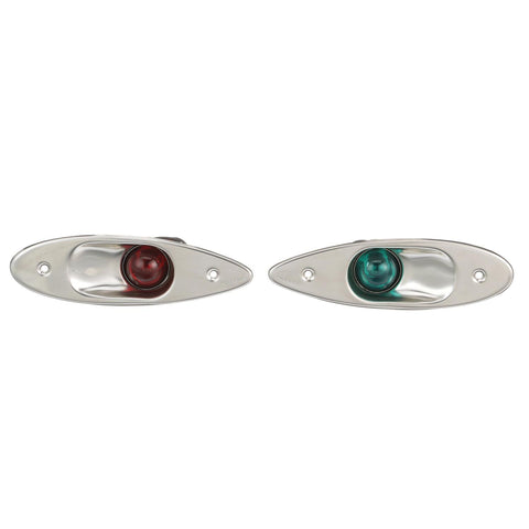 Seachoice Flush Mount Stainless Steel Sidelights (Sold as Pair)