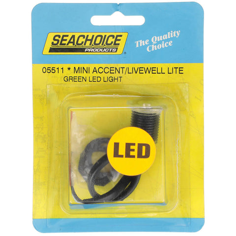 Seachoice 05511 LED Mini Accent Livewell Light, Green