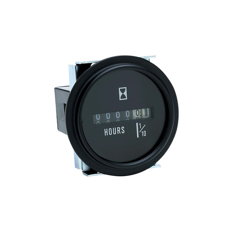 Seachoice 15311 Hour Meter With Black Bezel