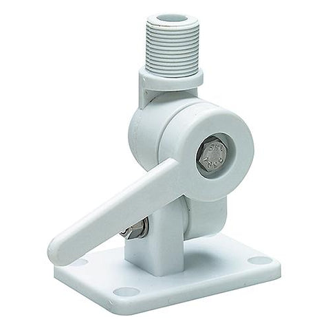 Seachoice 19500 Nylon Antenna Ratchet Mount, White, Bulk Pack, Pack of 12