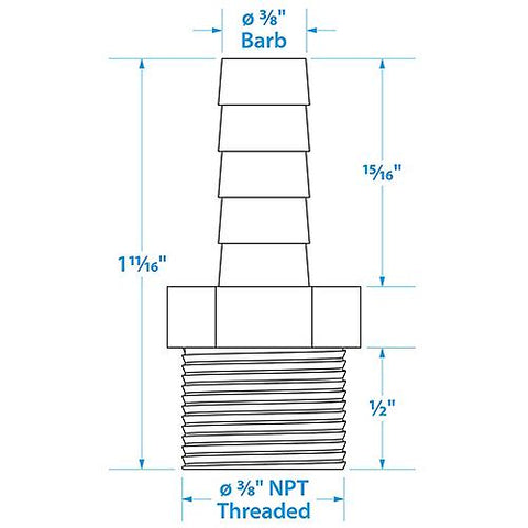 Flat Washer, 1/4", .050" Thick, OD 11/16"
