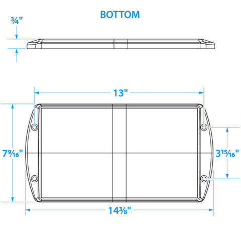 Seachoice Premium Battery Tray With Stainless Steel Hold Down Rods
