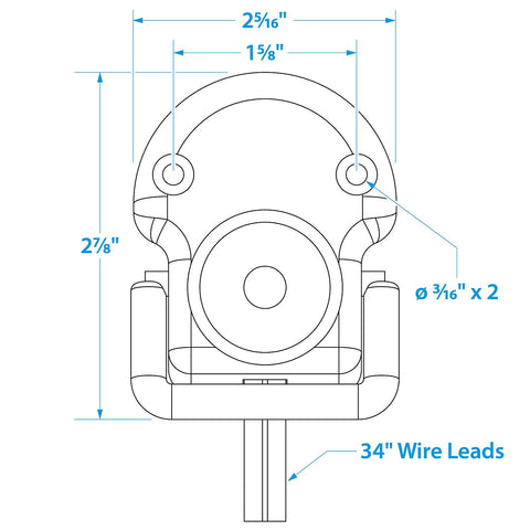 Seachoice Foot Control Switch For Manually Operated Trolling Motors