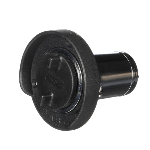 Seachoice Chrome Plated Zinc Gas Deck Fill With Cap (Strap Tether) For 1-1/2″ Hose