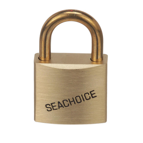 Seachoice 37201 1-1/4″ Solid Brass Body Padlock - Single Lock