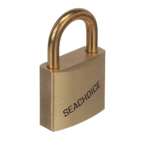 Seachoice 37211 1-1/2″ Solid Brass Body Padlock - Single Lock