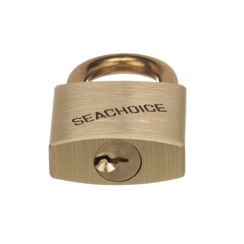 Seachoice 37231 2" Solid Brass Body Padlock - Single Lock