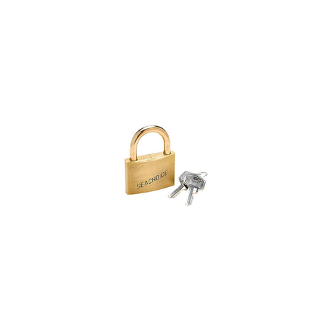 Seachoice 37311 1-1/2" Keyed-Alike Solid Brass Padlocks (3 Per Card)