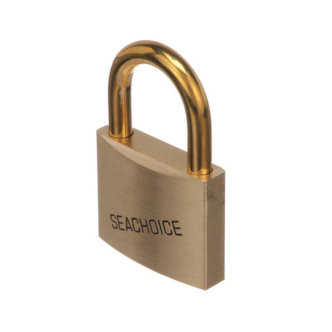Seachoice 37331 2″ Keyed-Alike Solid Brass Padlocks (3 Per Card)