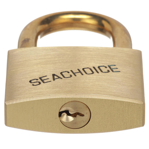 Seachoice 37331 2″ Keyed-Alike Solid Brass Padlocks (3 Per Card)