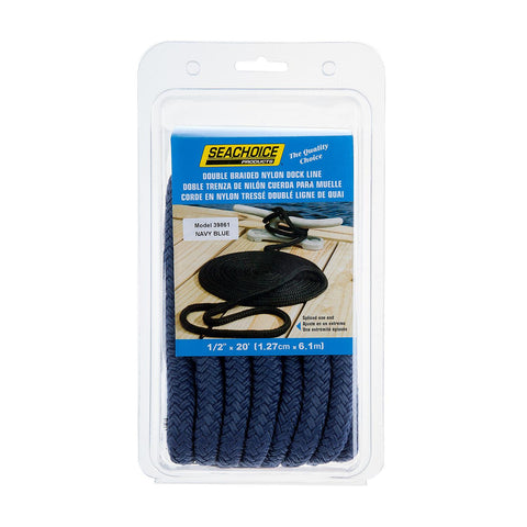 Seachoice Double Braid Nylon Dock Line