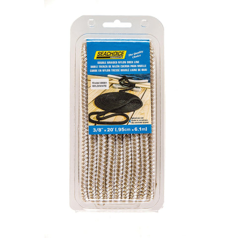 Seachoice Double Braid Nylon Dock Line