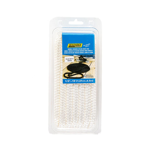 Seachoice Double Braid Nylon Dock Line