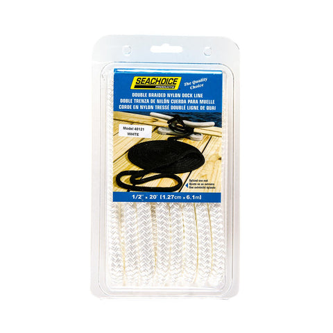 Seachoice Double Braid Nylon Dock Line